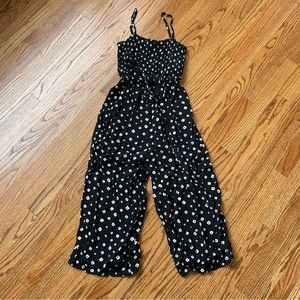 Loft - Petite Diamond Smocked Strappy Jumpsuit
